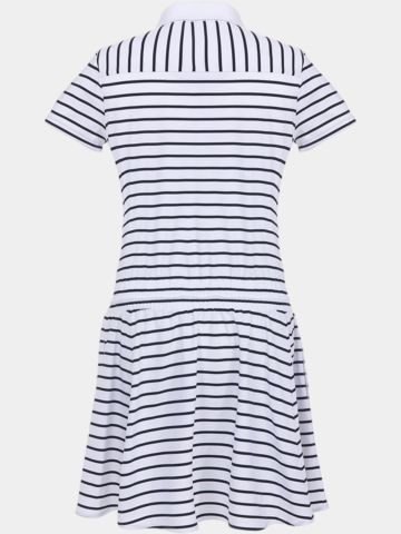 Polo Ralph Lauren Streifen Halbarm Kleid navy