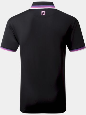 FootJoy Solid Halbarm Polo schwarz