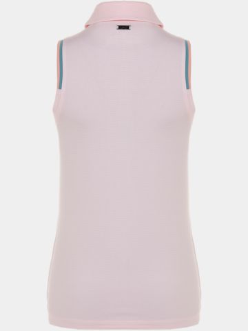 Under Armour Zinger Point Sleeveless Polo rosa