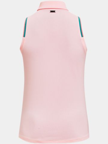 Under Armour Zinger Point Sleeveless Polo rosa