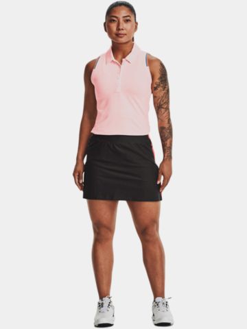 Under Armour Zinger Point Sleeveless Polo rosa