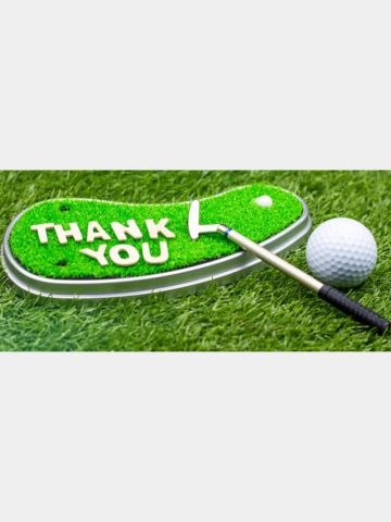Golf House Gutschein zum Drucken Thank you set