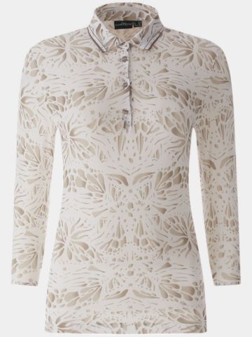 Chervo ATTILIA 3/4 Arm Polo weiß