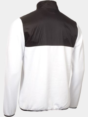 Calvin Klein HARROW HYBRID HALF ZIP Stretch Midlayer weiß