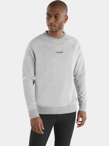 Calvin Klein RENDELL CREWNECK SWEATER Shirt Sweatshirt hellgrau melange