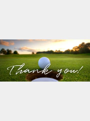 Golf House Gutschein zum Drucken Danke