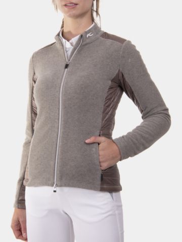 Kjus Maxima Midlayer Fleece Jacke camel