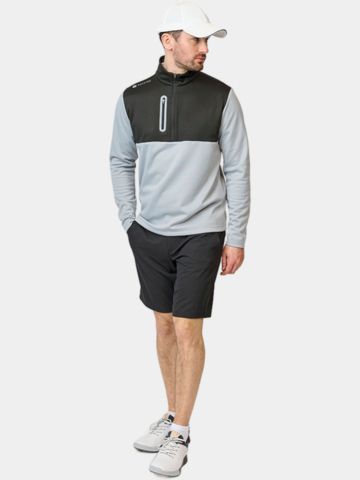 Backtee Zipneck Shield Midlayer Stretch Midlayer schwarz