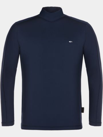 Daniel Springs Basic Mock Unterzieher Stretch navy