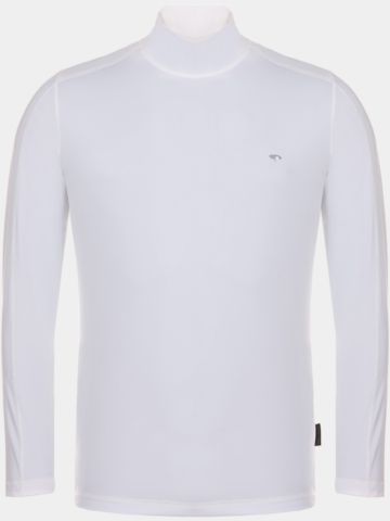Daniel Springs Basic Mock Unterzieher Stretch weiß