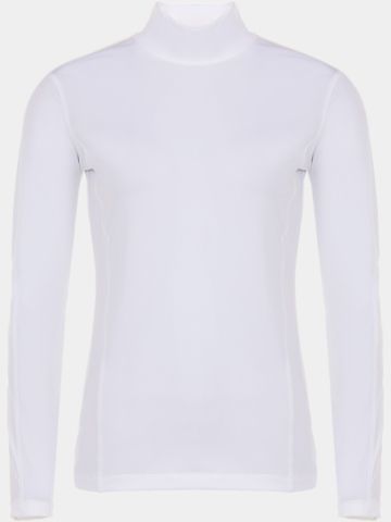 Valiente Basic Mock Unterzieher Stretch weiß