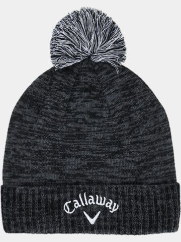 Callaway Pom Beanie schwarz