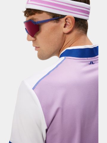 J.Lindeberg Jensen Regular Fit Halbarm Polo weiß