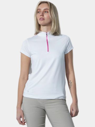 Daily Sports GOLFERI Cap S Shirt Halbarm Polo weiß
