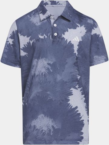 adidas Boys FLOWER MESH Halbarm Polo blau