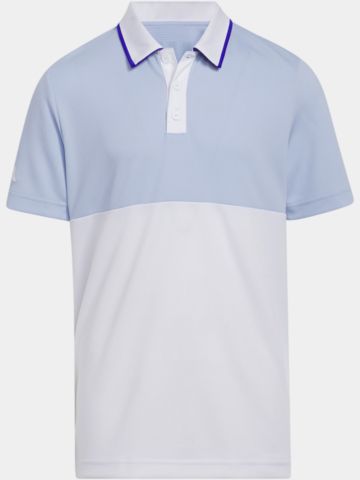 adidas Boys HEAT.RDY Halbarm Polo blau