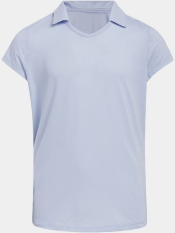 adidas Girls SLD Halbarm Polo hellblau