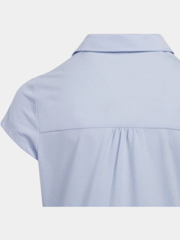 adidas Girls SLD Halbarm Polo hellblau