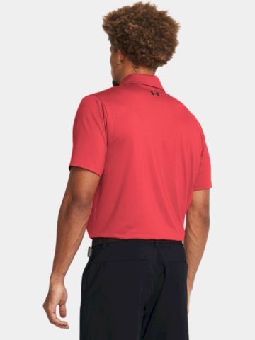 Under Armour T2G Halbarm Polo rot