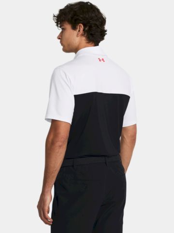 Under Armour T2G Color Block Halbarm Polo schwarz