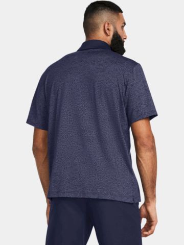 Under Armour T2G Printed Halbarm Polo navy