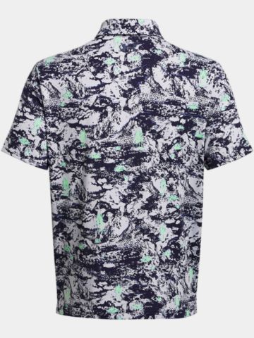 Under Armour Playoff 3.0 Pine Camo Halbarm Polo hellgrau