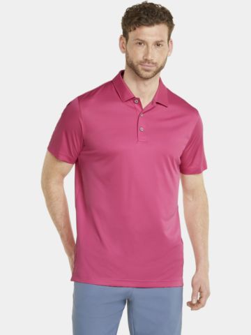 Puma Gamer Halbarm Polo pink