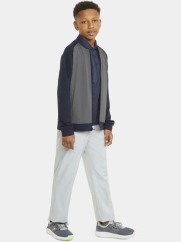 Puma Boys Full Zip Stretch Jacke navy