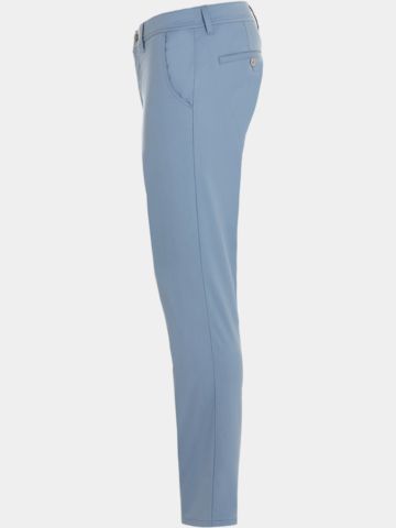 Alberto ROOKIE - Ceramica Gabardine lang Hose hellblau