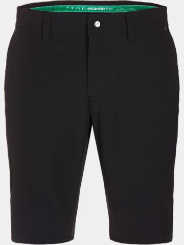 Alberto EARNIE - Tech Print Bermuda Hose schwarz