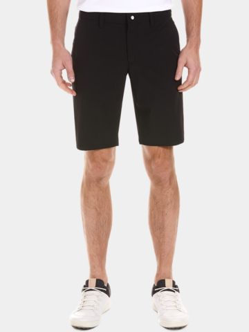 Alberto EARNIE - Tech Print Bermuda Hose schwarz