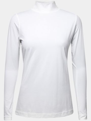 Backtee First Skin Turtle Neck Mock Unterzieher weiß