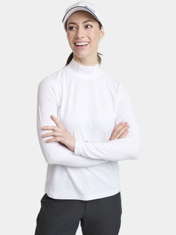 Backtee First Skin Turtle Neck Mock Unterzieher weiß