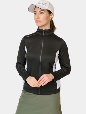 Backtee Zip Shield Midlayer Thermo Jacke schwarz