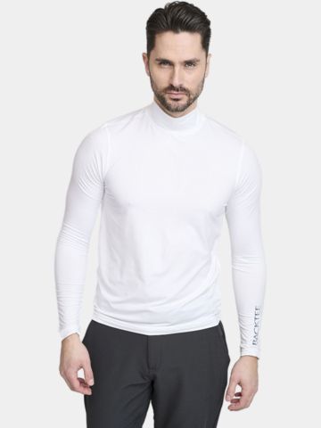 Backtee First Skin Turtle Neck Mock Unterzieher weiß
