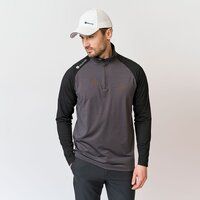 Backtee Zipneck Baselayer Stretch Midlayer dunkelgrau