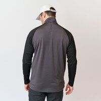 Backtee Zipneck Baselayer Stretch Midlayer dunkelgrau