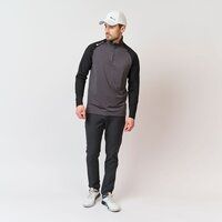Backtee Zipneck Baselayer Stretch Midlayer dunkelgrau