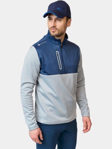 Backtee Zipneck Shield Thermo Midlayer grau