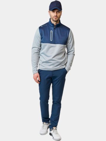 Backtee  Zipneck Shield Thermo Midlayer grau