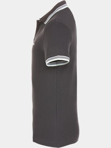 BOSS  Paddy Halbarm Polo anthrazit