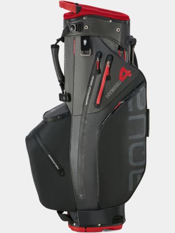 Big Max Aqua Hybrid 4 Standbag schwarz-rot