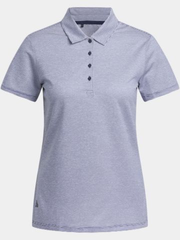 adidas Mini Stripe Halbarm Polo navy