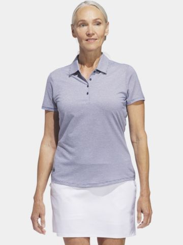 adidas Mini Stripe Halbarm Polo navy