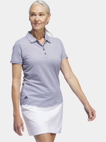 adidas Mini Stripe Halbarm Polo navy