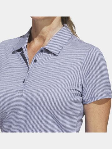 adidas Mini Stripe Halbarm Polo navy