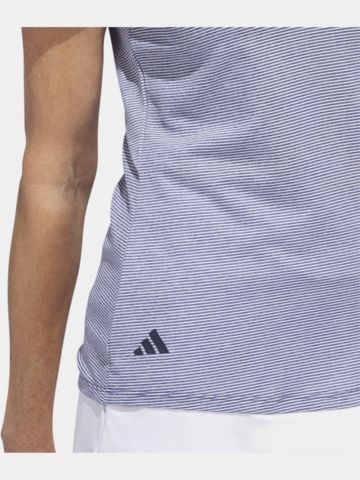 adidas Mini Stripe Halbarm Polo navy