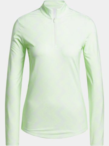 adidas ULT C PRT LS Stretch Unterzieher hellgrün