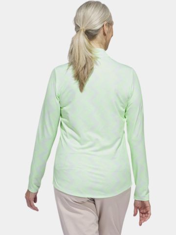 adidas ULT C PRT LS Stretch Unterzieher hellgrün