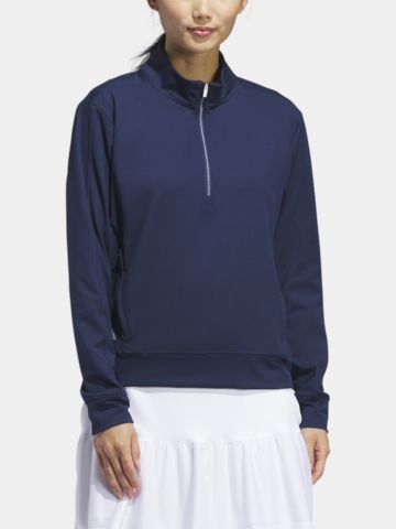 adidas  Ultimate365  střední strečová  vrstva s  1/2 zipem námořnická modrá